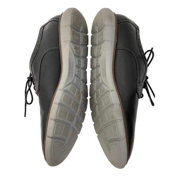 Johnston & Murphy Mens Holden Leather Memory Foam Shoes Size 11M Black 7926 EUC - Picture 12 of 14